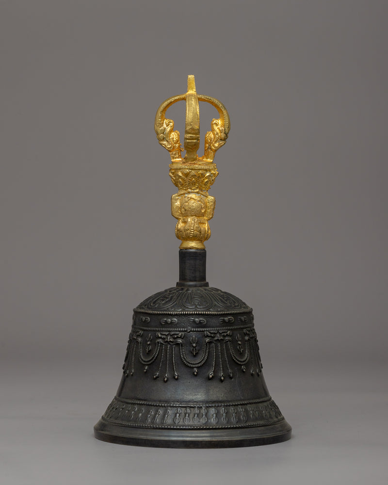 Bell and Vajra Sacred Items for Altar | Religious Dharma Artwork