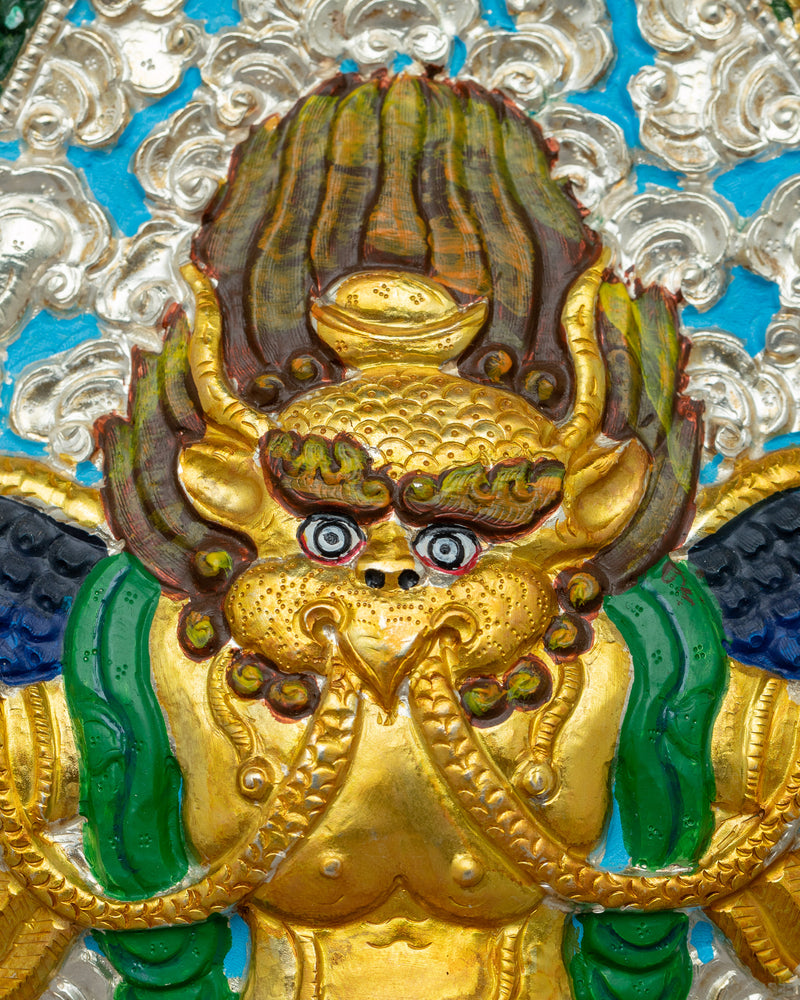 Tibetan Garuda Wall Hanging | Spiritual Home Decor