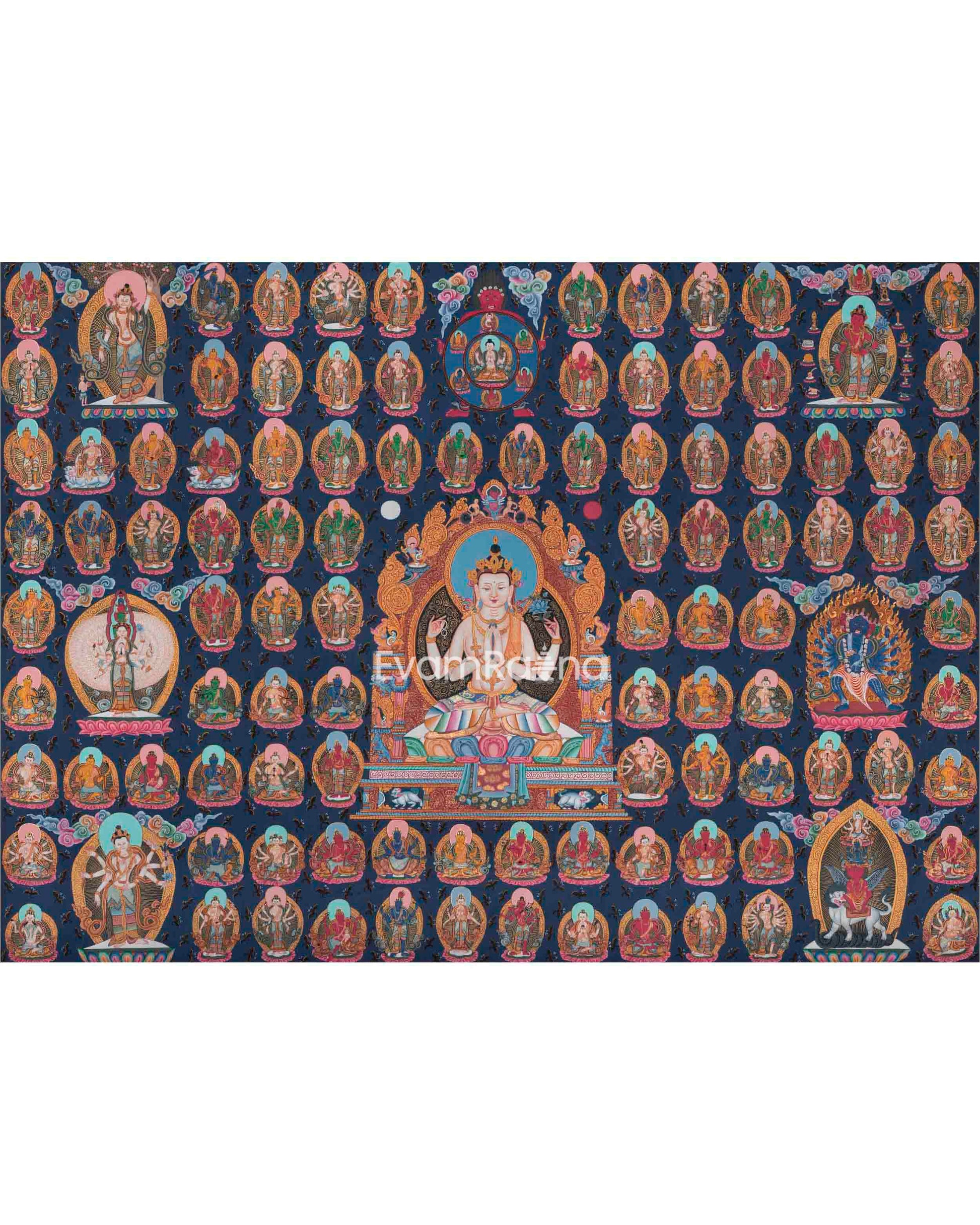 108 Chengrezig Thangka