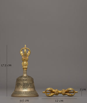 Buddhist Ritual Set Vajra and & Bell | Buddhist Dharma Practice