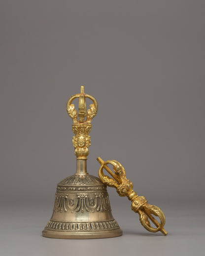 Buddhist Ritual Set Vajra and & Bell | Buddhist Dharma Practice