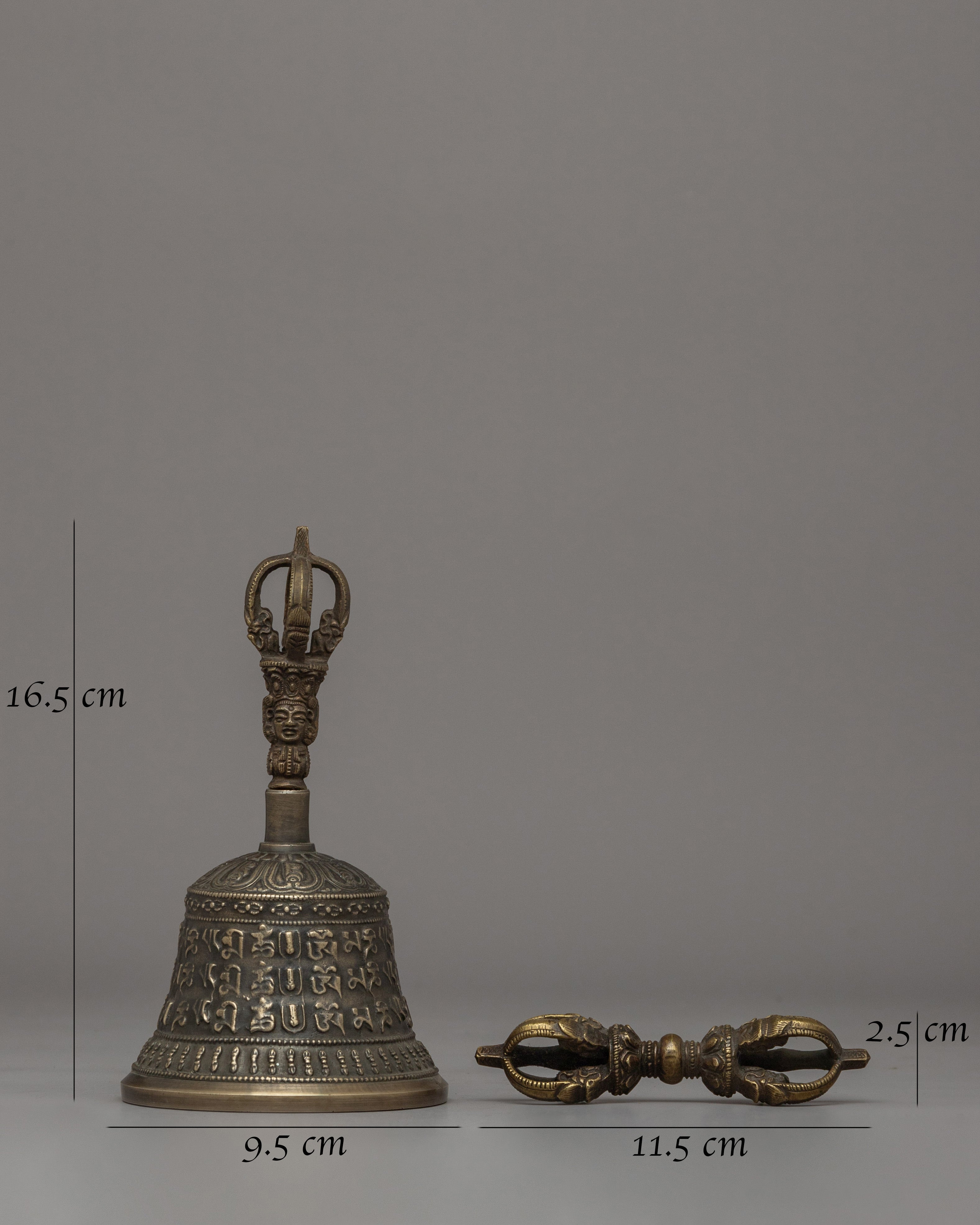 Tibetan Buddhist Dorje and Dilba Set | Spiritual Prayer Tool