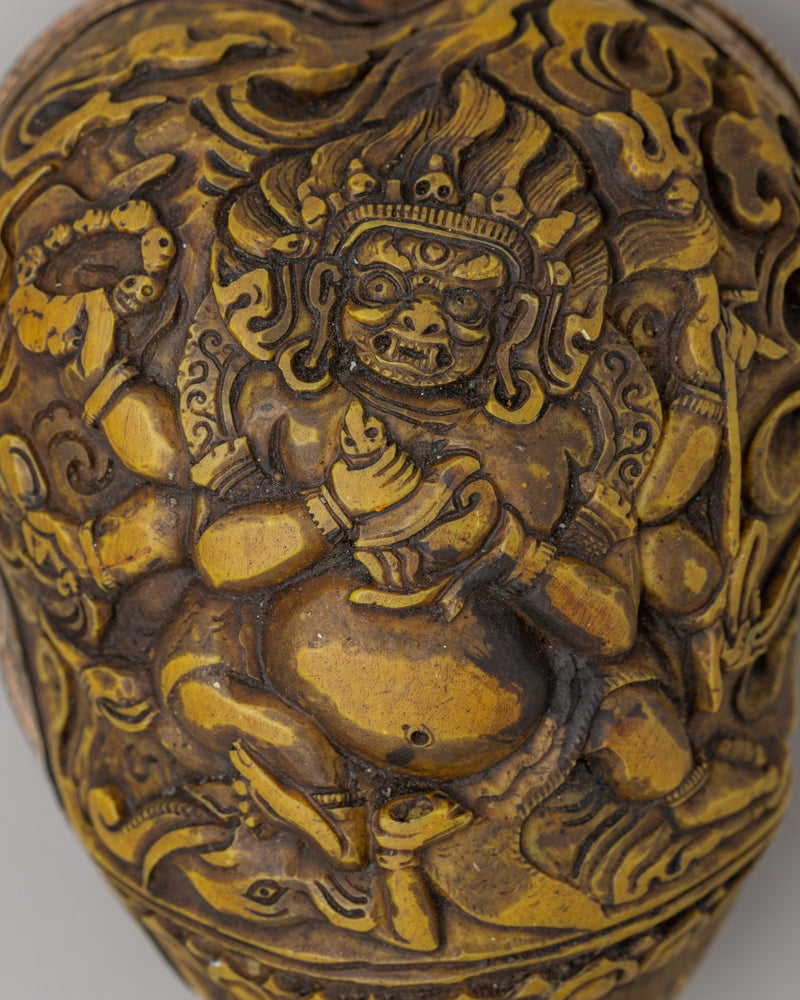 Six-Armed Mahakala Locket |  Powerful Buddhist Protection Locket