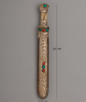 Handcrafted Ritual Himalayan Knife | Tibetan Ceremonial Dagger