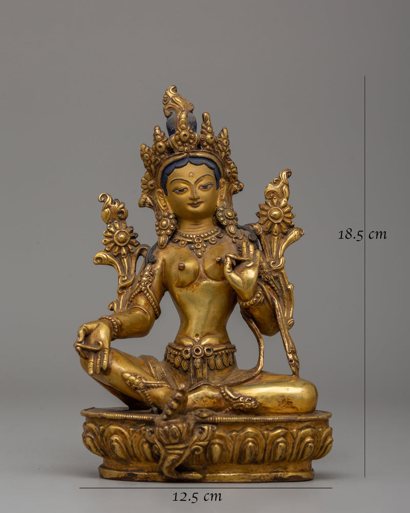 Green Tara Dharma Artwork | The Goddess of Compassion