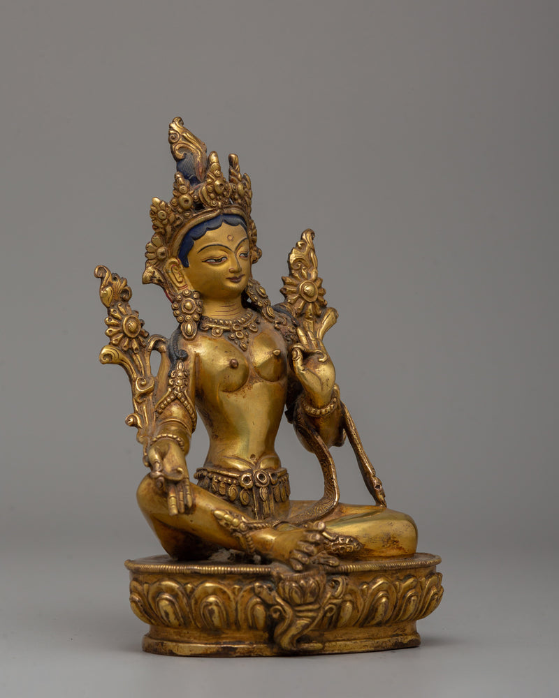 Green Tara Dharma Artwork | The Goddess of Compassion