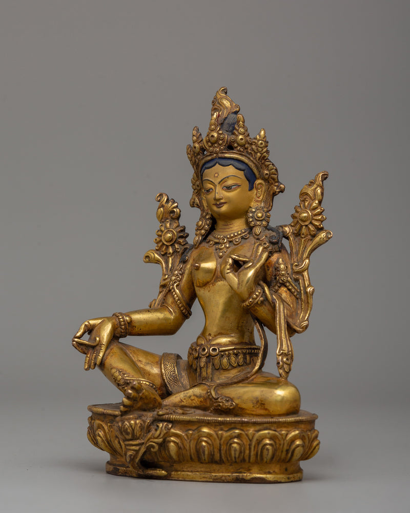 Green Tara Dharma Artwork | The Goddess of Compassion