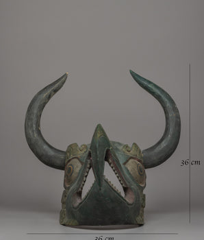 Protector Deity Garuda Mask | Tibetan Buddhism Home Decor