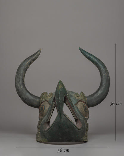 Protector Deity Garuda Mask | Tibetan Buddhism Home Decor