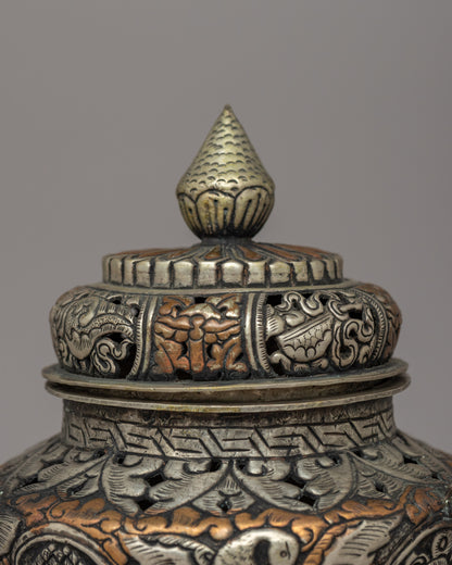 Buddhist Ritual Item Incense Burner | Sacred Offering Vessel