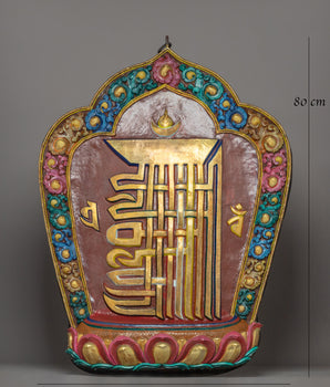 Wall Hanging Buddhist Shrine | A Gold-Plated Sacred Tibetan Altar