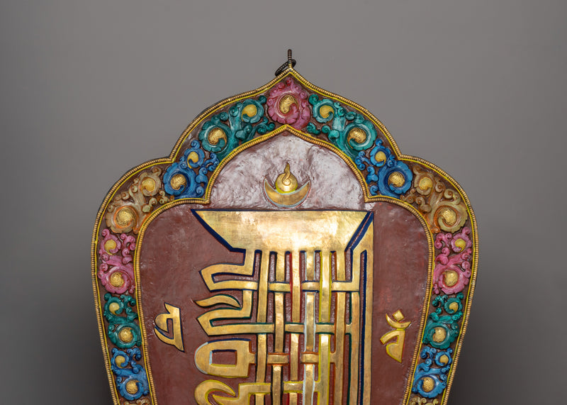 Wall Hanging Buddhist Shrine | A Gold-Plated Sacred Tibetan Altar