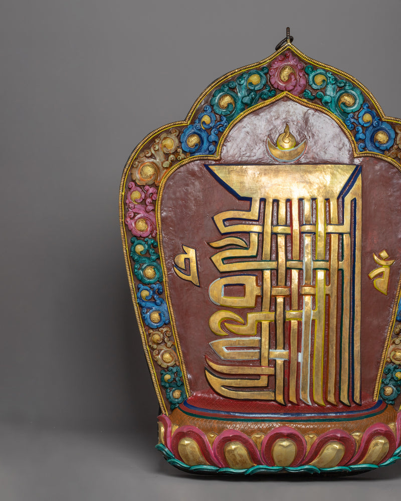 Wall Hanging Buddhist Shrine | A Gold-Plated Sacred Tibetan Altar