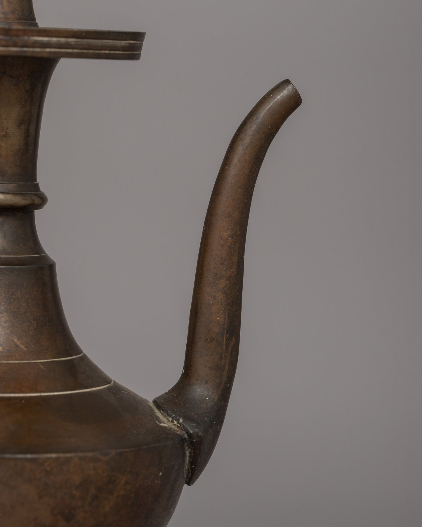 Bhumba Ritual Vase | A Handcrafted Brass Tibetan Offering Vessel