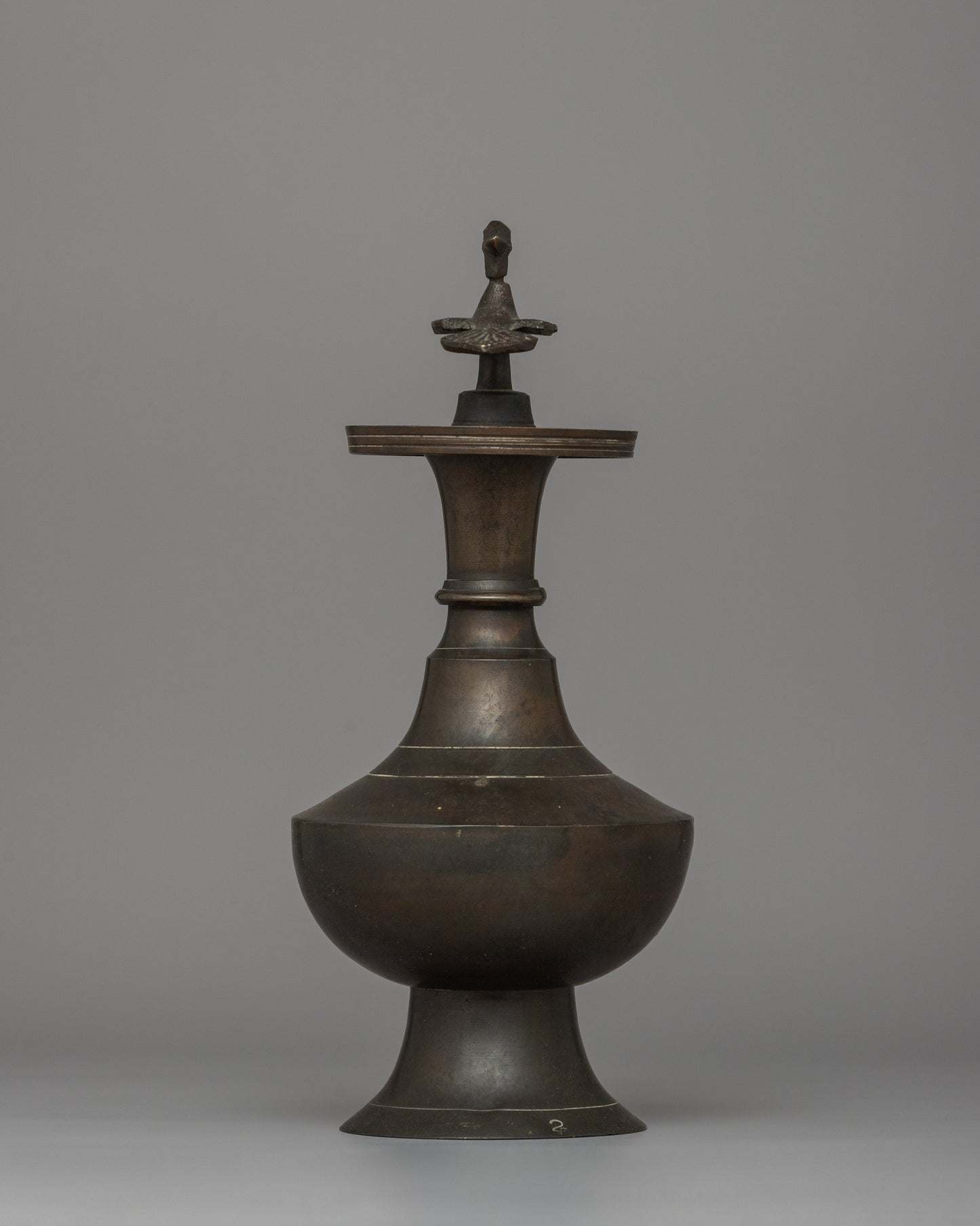 Bhumba Ritual Vase | A Handcrafted Brass Tibetan Offering Vessel