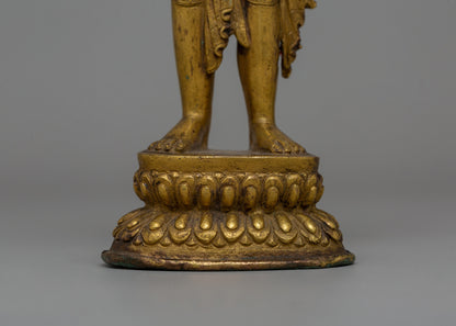 Standing Vajrasattva Statue | Sacred Buddhist Purification Deity