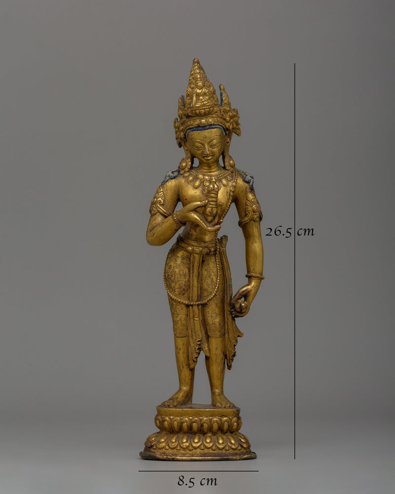 Standing Vajrasattva Statue | Sacred Buddhist Purification Deity