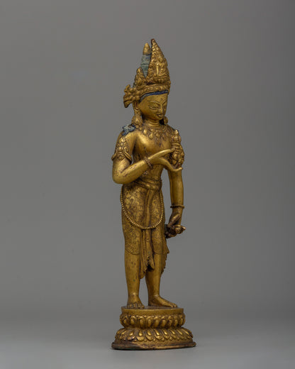 Standing Vajrasattva Statue | Sacred Buddhist Purification Deity