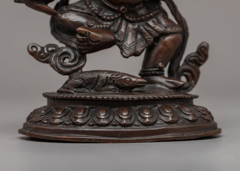 Handcrafted Standing Ganesha Statue | Sacred Buddhist Protector Deity