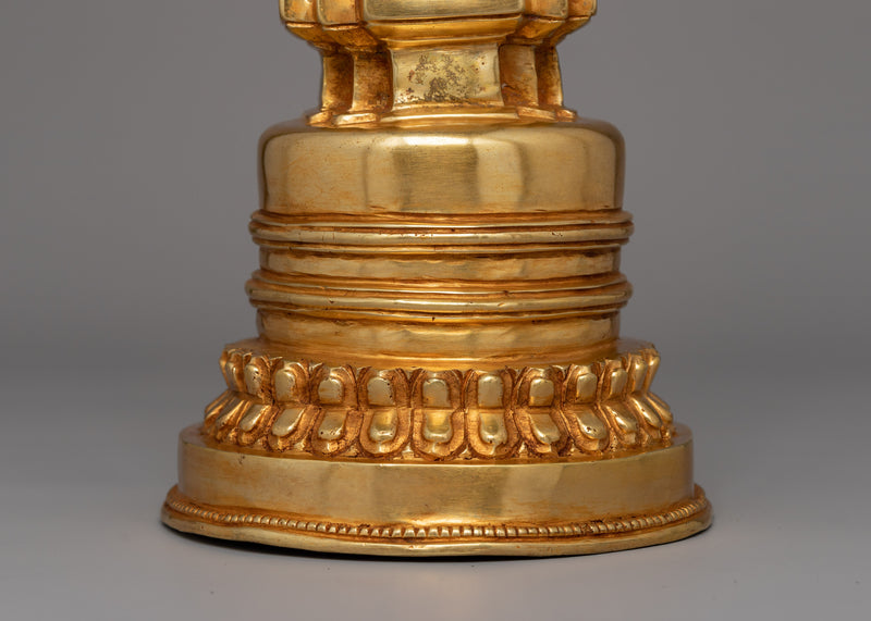 Sacred Tibetan Buddhist Kadampa Stupa | Beautiful Buddhist Altar Decor