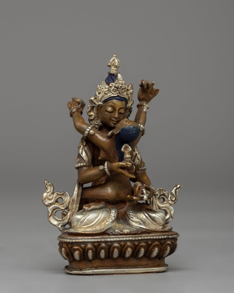 Handcrafted Tibetan Vajrasattva Consort Statue | Spiritual Purification Deity