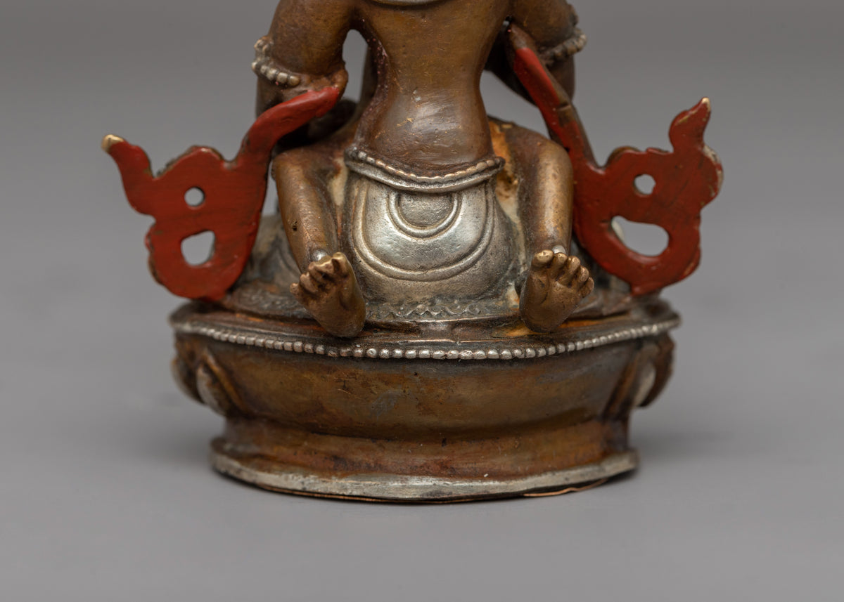Handcrafted Tibetan Vajrasattva Consort Statue | Spiritual Purification Deity