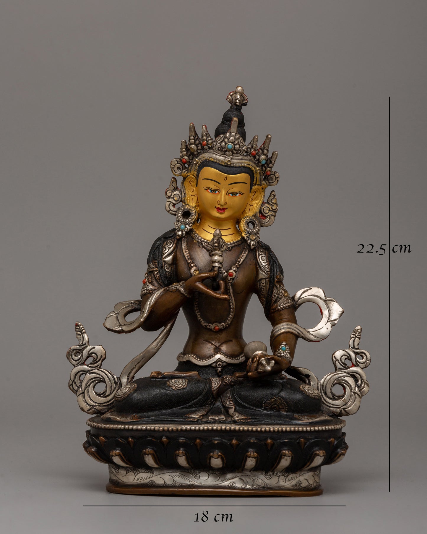 Tibetan Buddhist Vajrasattva Statue | Guardian of Inner Purity and Enlightenment