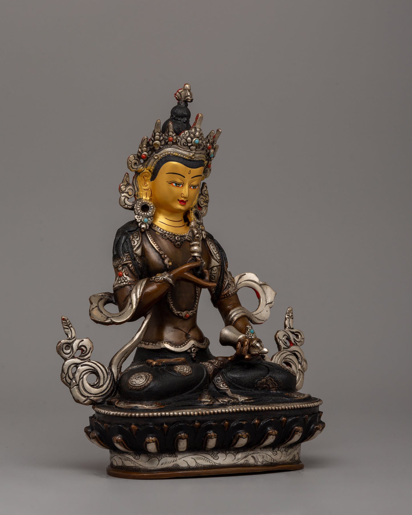 Tibetan Buddhist Vajrasattva Statue | Guardian of Inner Purity and Enlightenment