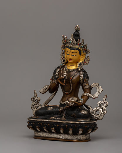 Tibetan Buddhist Vajrasattva Statue | Guardian of Inner Purity and Enlightenment