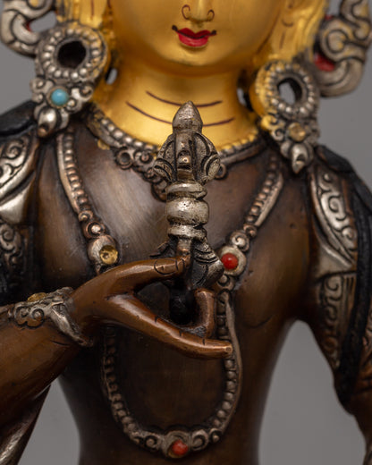 Tibetan Buddhist Vajrasattva Statue | Guardian of Inner Purity and Enlightenment