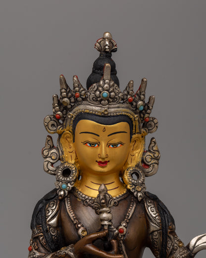 Tibetan Buddhist Vajrasattva Statue | Guardian of Inner Purity and Enlightenment