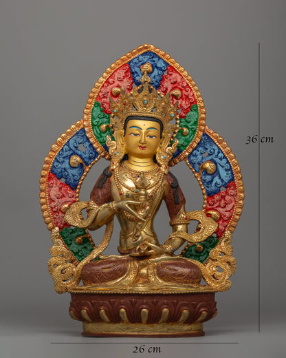 Vajrasattva with Sacred Beautiful Halo | Buddhist Zen Artwork