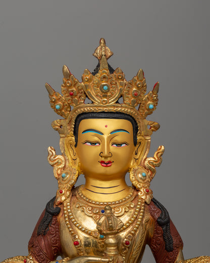 Vajrasattva with Sacred Beautiful Halo | Buddhist Zen Artwork