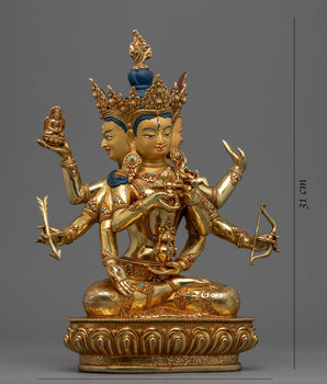 Golden Statue For Namgyalma Short Mantra | Deity for Long Life and Purification