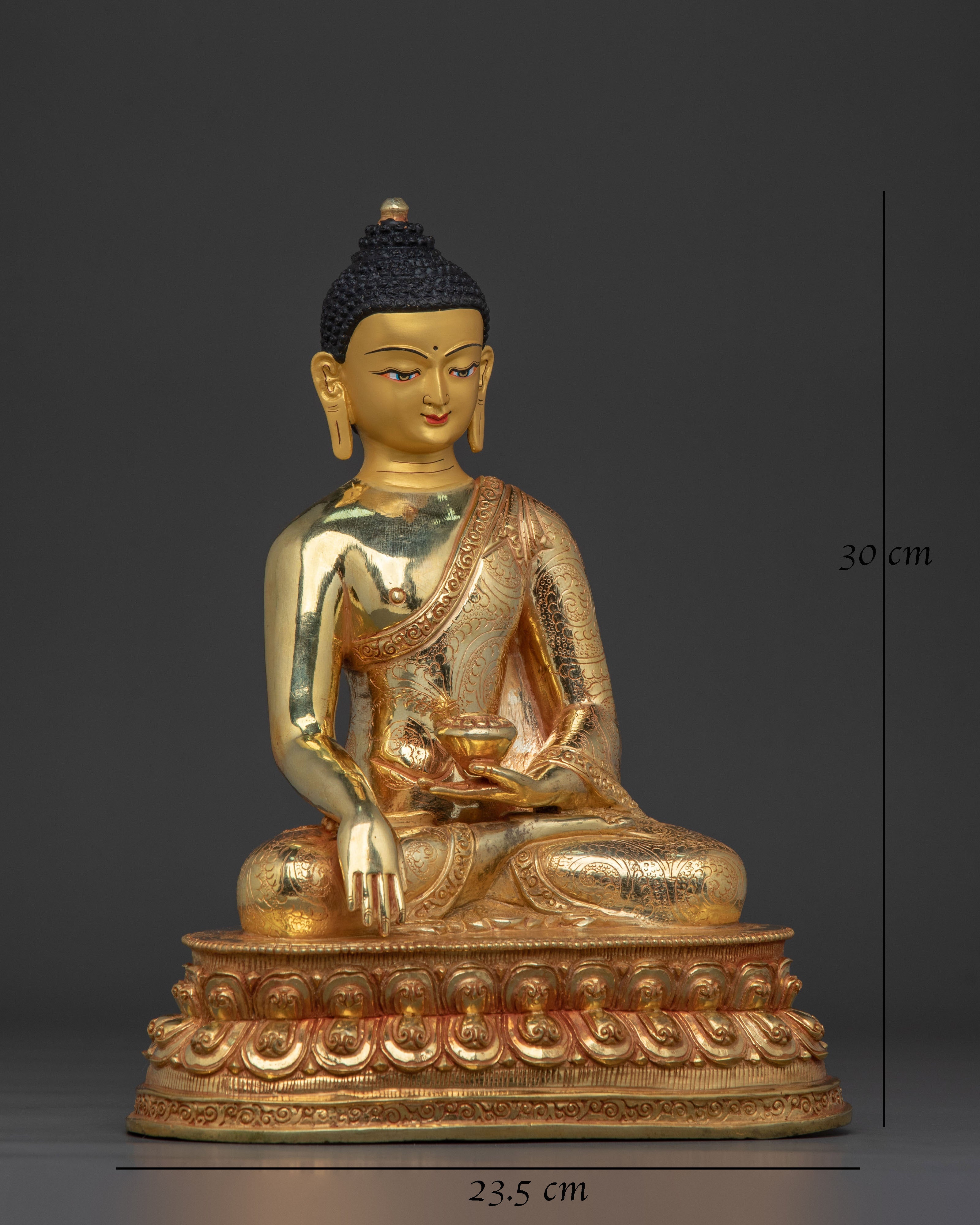 Traditional Handcrafted Shakyamuni Buddha Figurine | Spiritual Home Decor