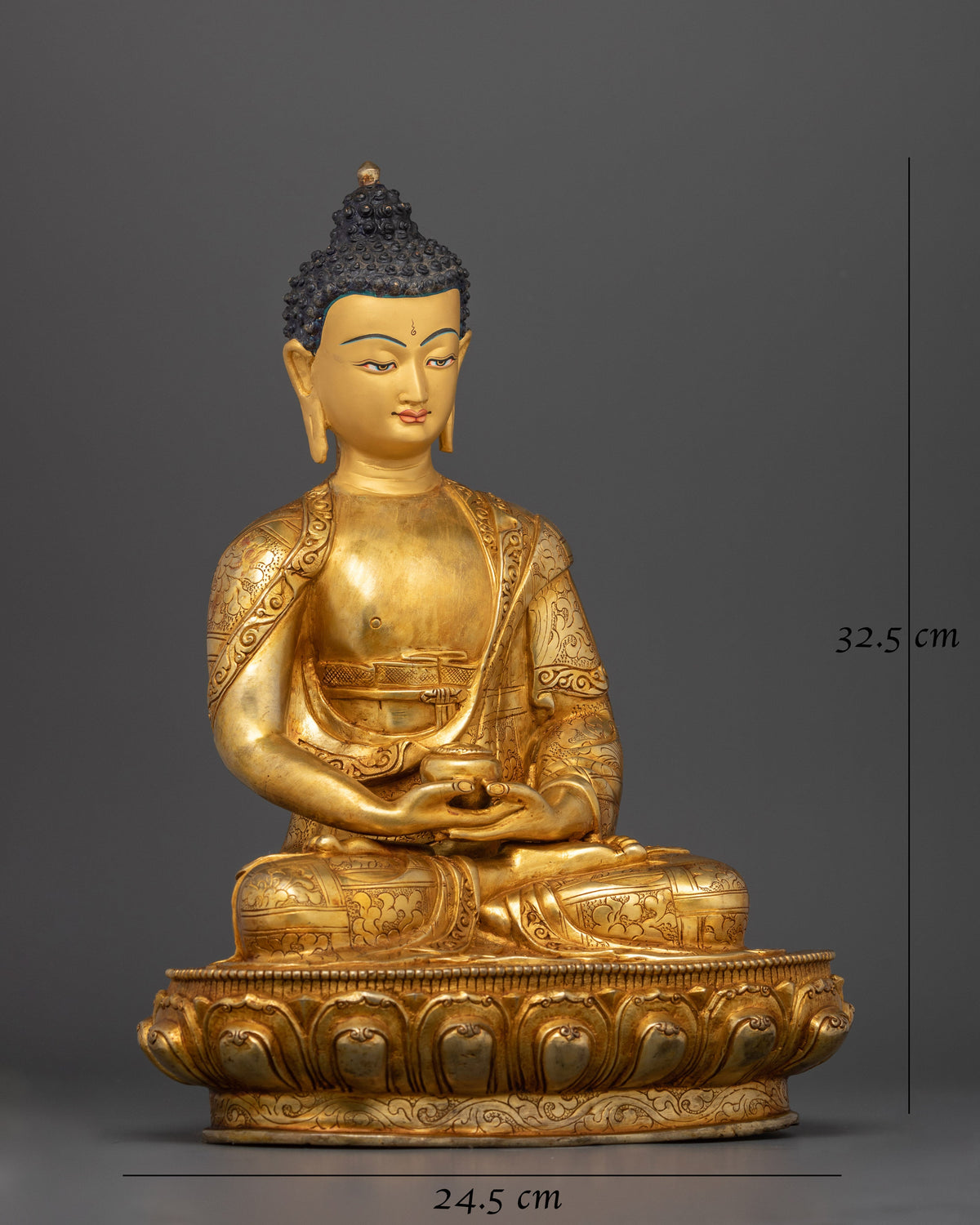 amitabha-beautiful copper statue