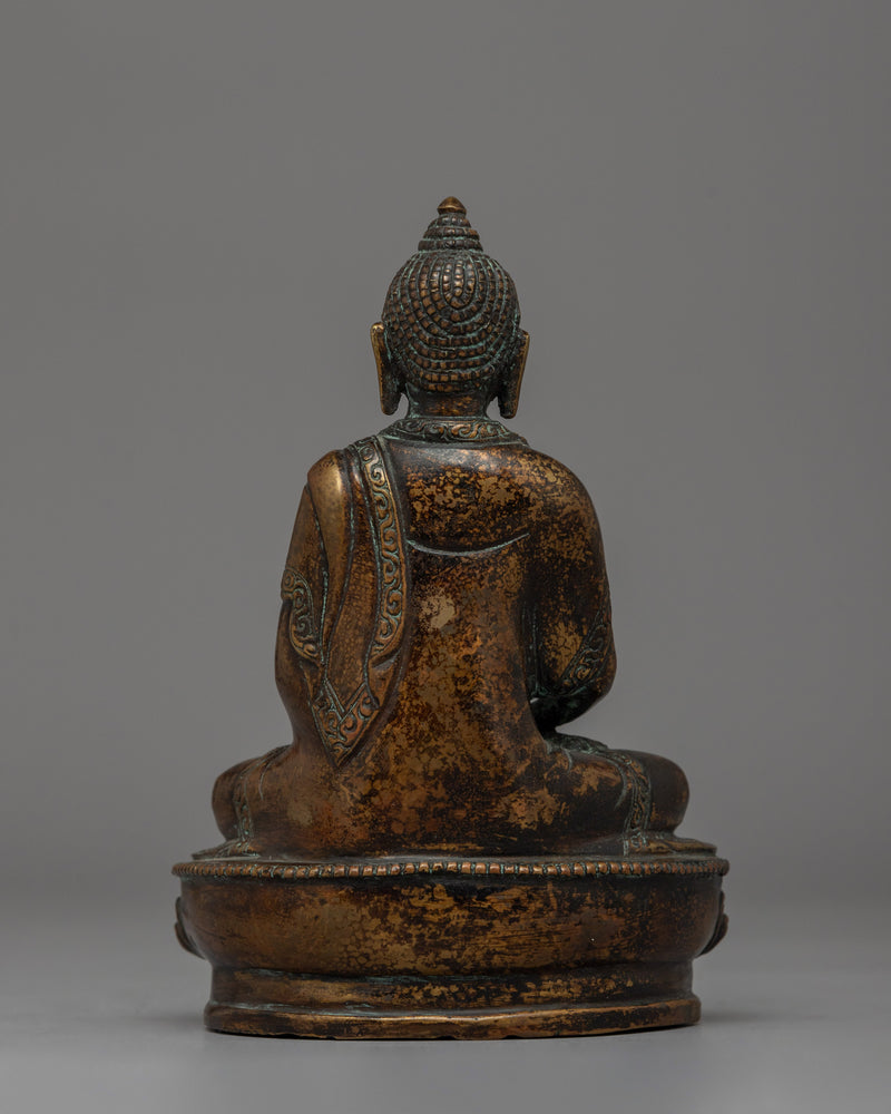 Antique Finished Amitabha Buddha Statue | Symbol of Compassion and Wisdom