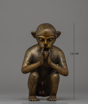 Bronze Monkey Statue | Excellent Arts Collection