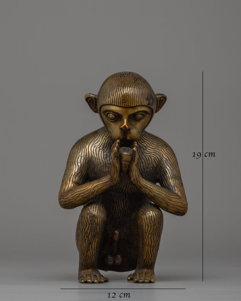 Bronze Monkey Statue | Excellent Arts Collection