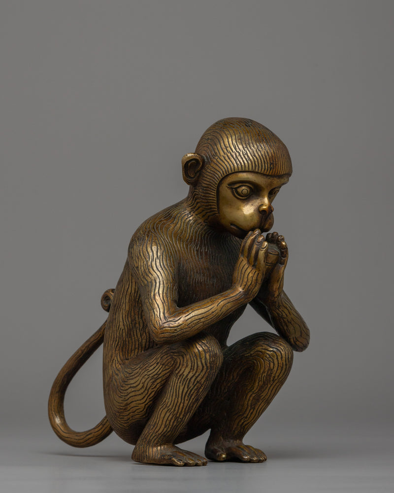 Bronze Monkey Statue | Excellent Arts Collection