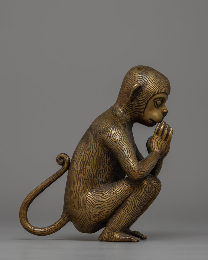 Bronze Monkey Statue | Excellent Arts Collection