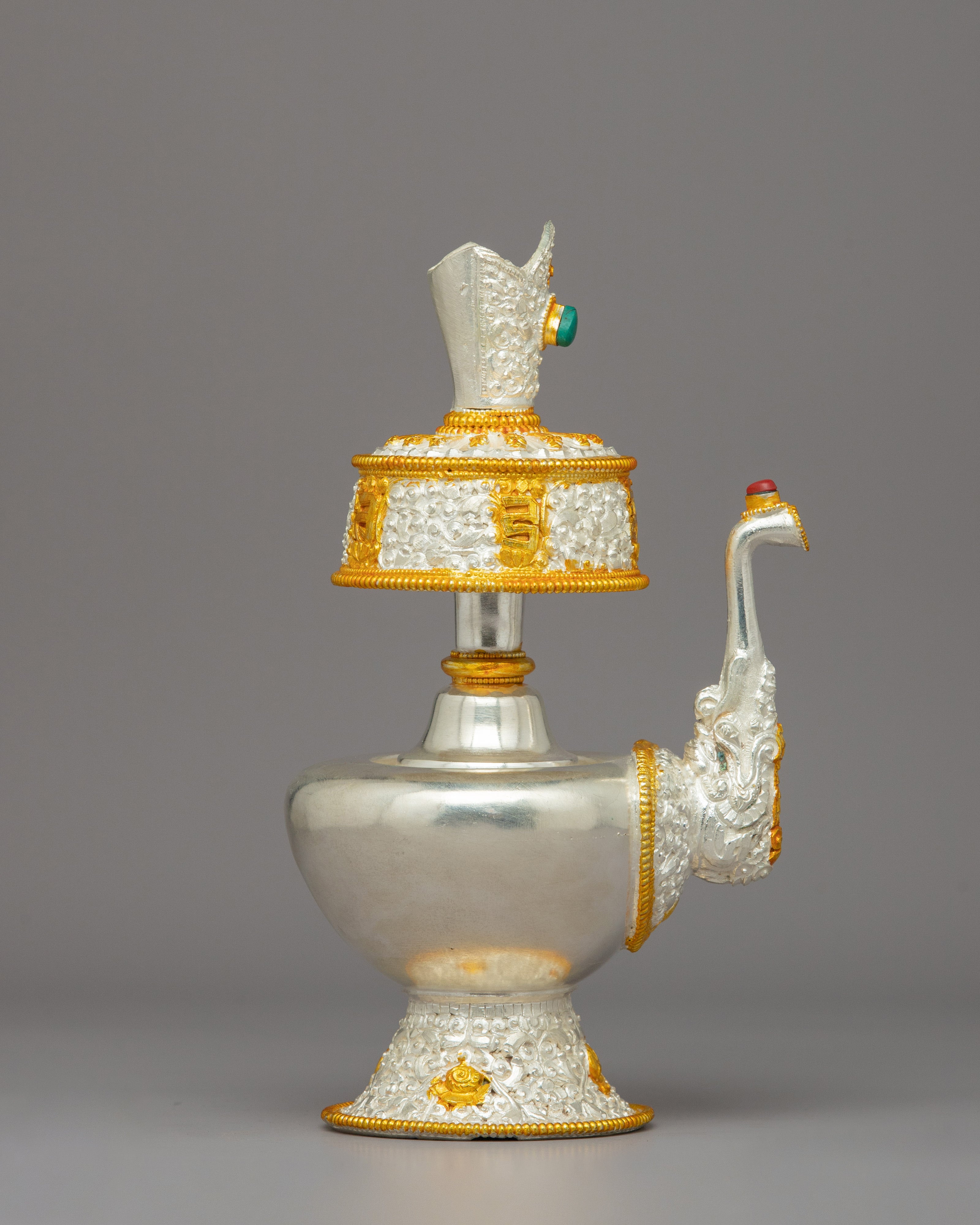 Handmade Tibetan Bhumba | Buddhist Ritual Vase Bhumpa