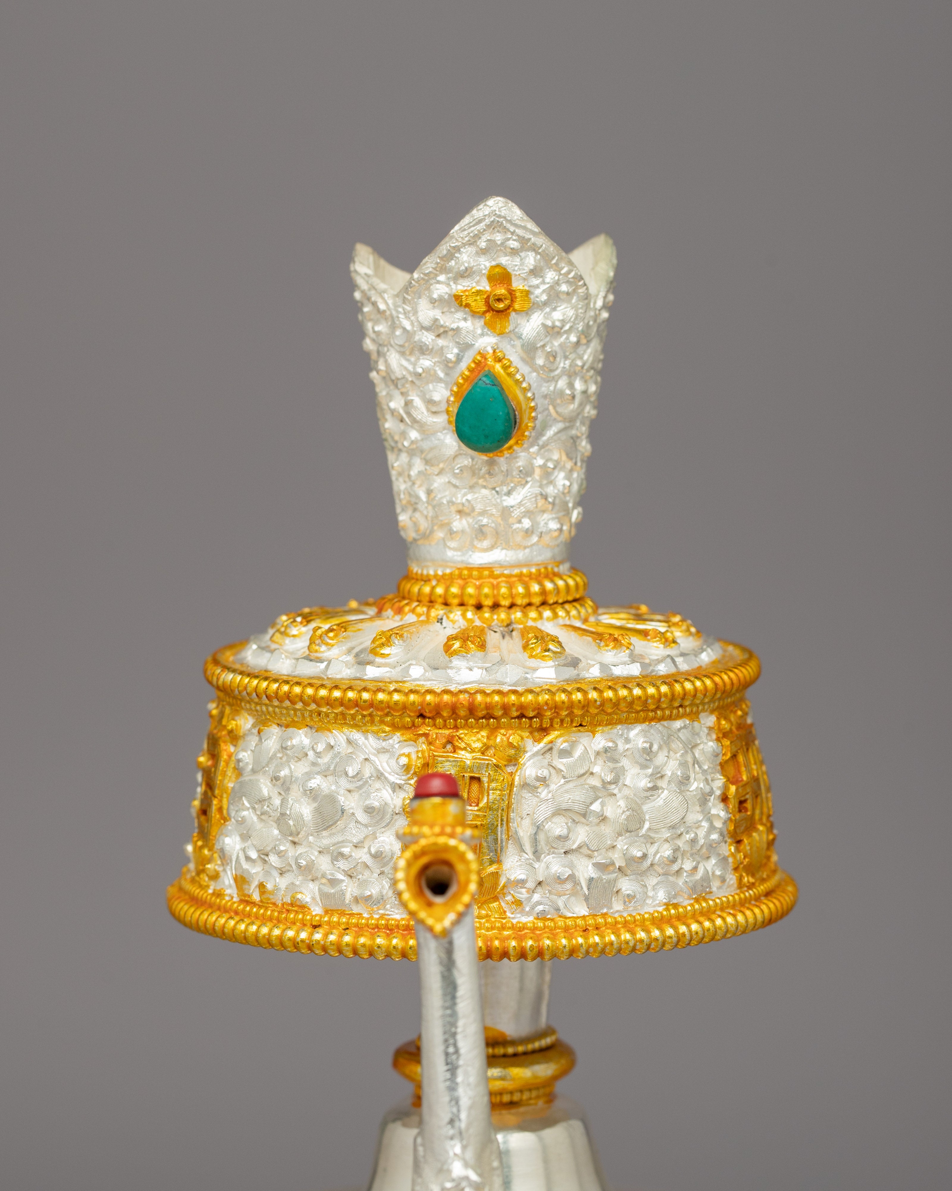 Handmade Tibetan Bhumba | Buddhist Ritual Vase Bhumpa