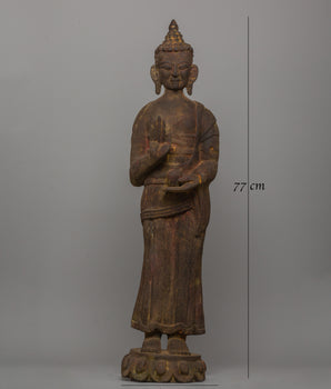 Amogasiddhi Buddha for Spiritual Decor | The Embodiment of Enlightenment