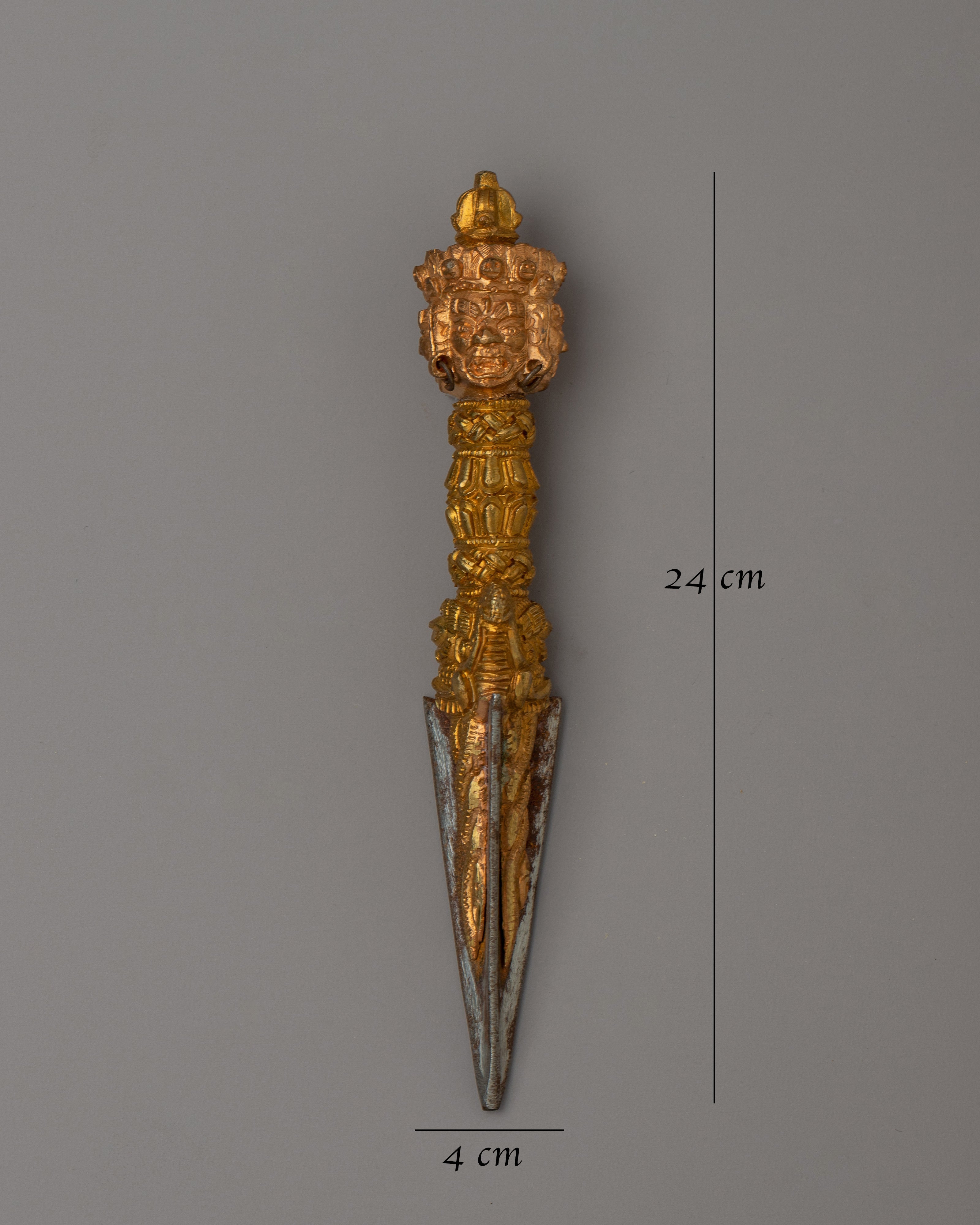 Vajrakilaya Ritual Phurba | Sacred Dagger for Spiritual Protection