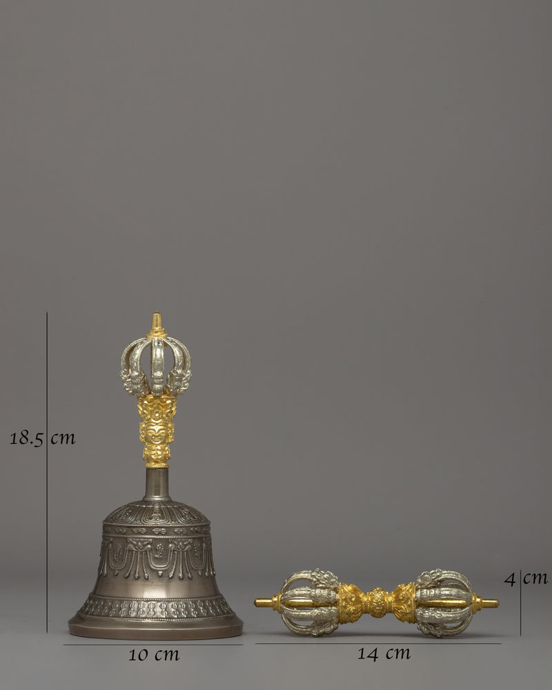 Tibetan Ritual Bell & Vajra Set | Symbols of Wisdom