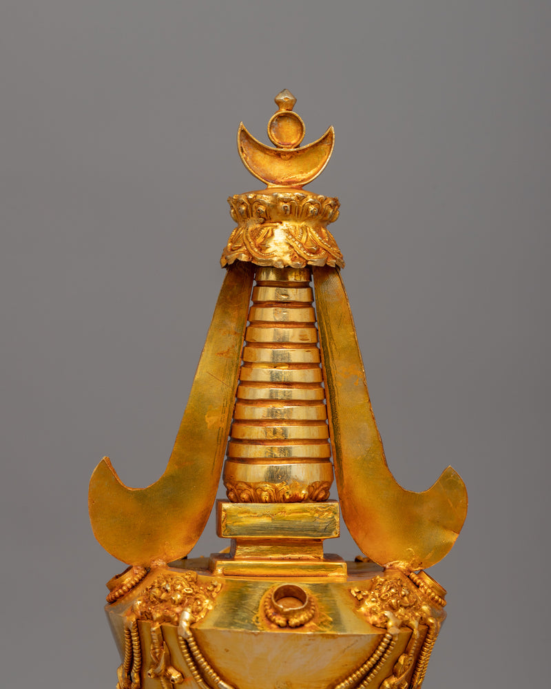 Tibetan Lotus Blossom Stupa | A Symbol of Enlightenment