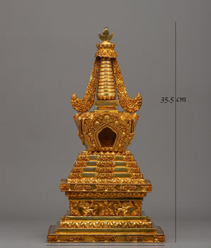 Shrine Artifact Enlightenment Stupa | A Sacred Symbol of Awakening