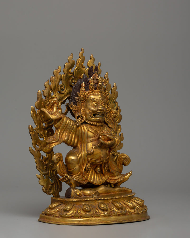 Mahakala Bernakchen Figurine | The Fierce Dharma Protector