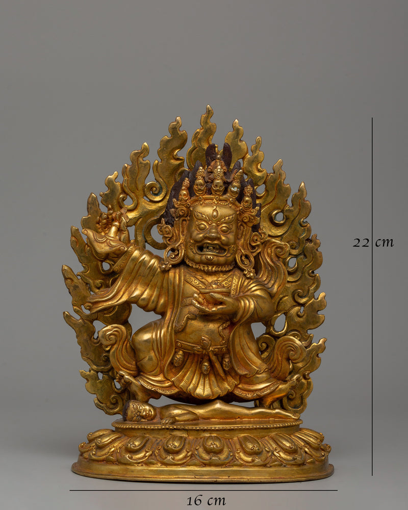 Mahakala Bernakchen Figurine | The Fierce Dharma Protector